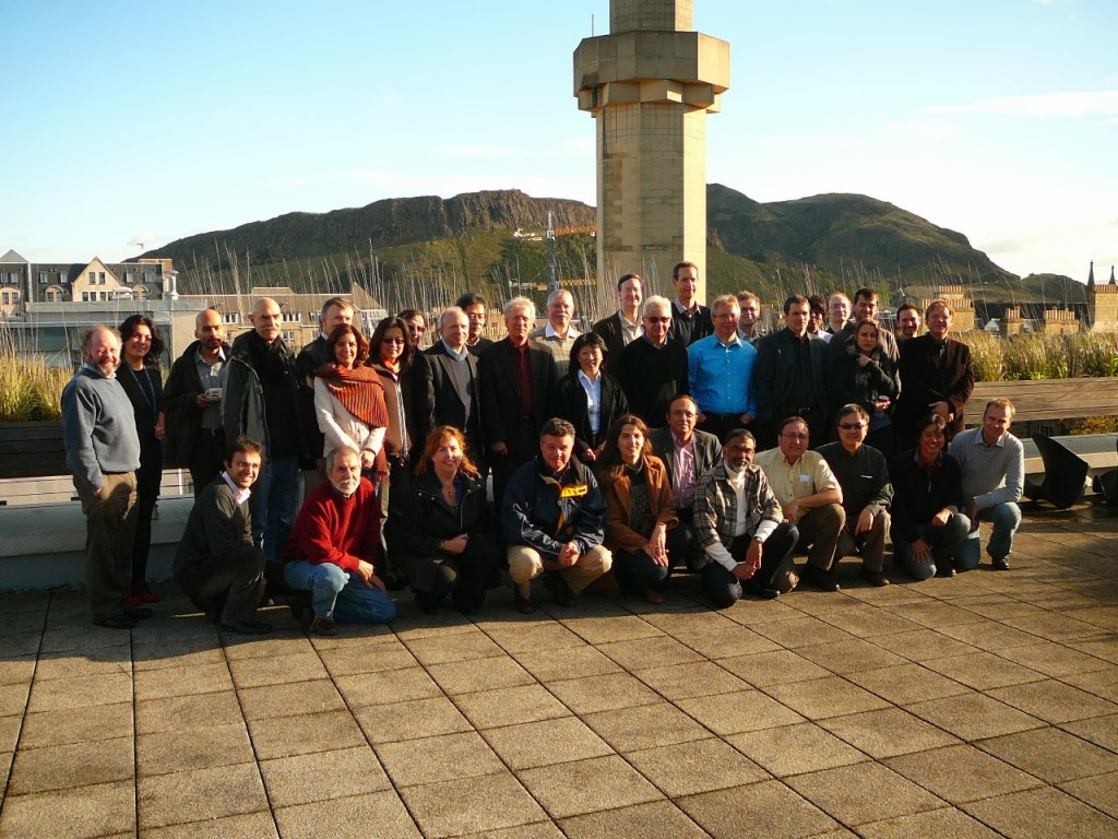 Participants at the Peter Buneman Forum in Edinburgh, October 2013